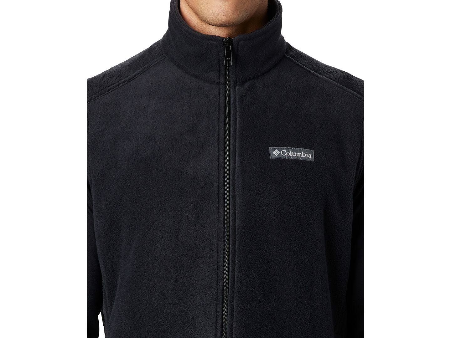 Мужской жилет Columbia Steens Mountain Fleece Vest, цвет: Чёрный — фото 4