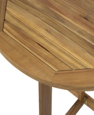 Westmont Half-Round Bistro Table, Natural
