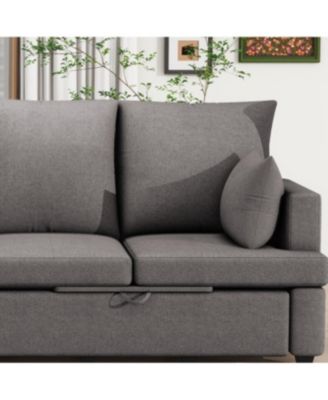 Modern L shape Modular Sofa, 5 Seat Chenile sectional Couch Set with 2 pilows lncluded, freely CombinableIndoor Funiture for Living Room, Apartment, Office, 3 Colors