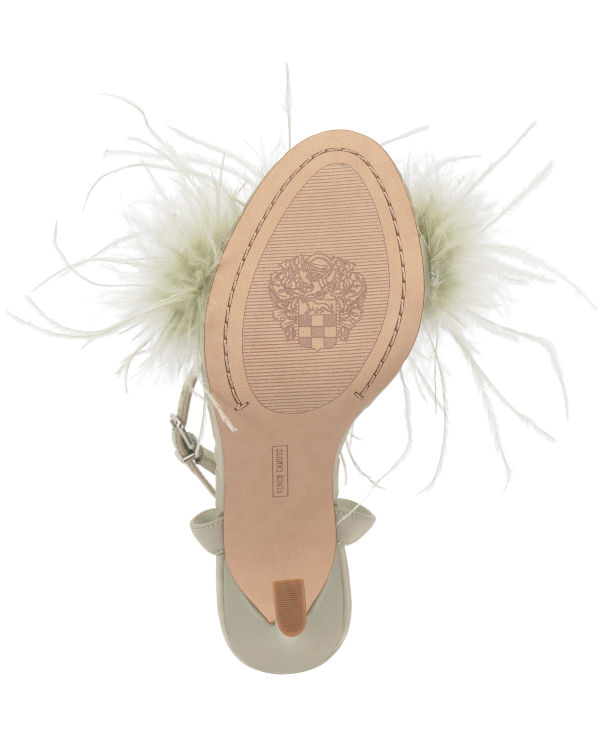Vince Camuto Women's Penely Feathered High-Heel Dress Sandals