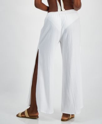 Women's Cancun Wide-Leg Swim Cover-Up Pants