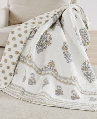 Kamira Reversible Quilted Throw, 50" x 60"