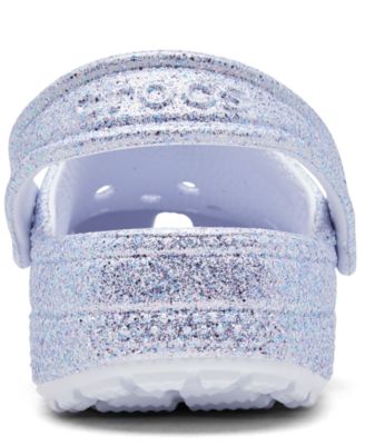 Little Girls Glitter Sea Classic Clogs from Finish Line