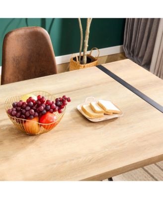 Streamdale Rustic Industrial Dining Table (55x31x30in