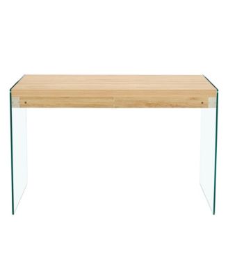 Streamdale Modern Glass and Fiberboard Coffee Table