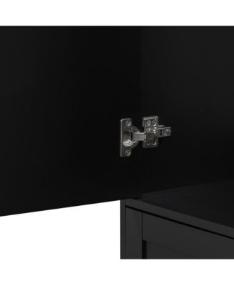 [Cabinet Only] 36" Bathroom Vanity-Black (Sink not included)