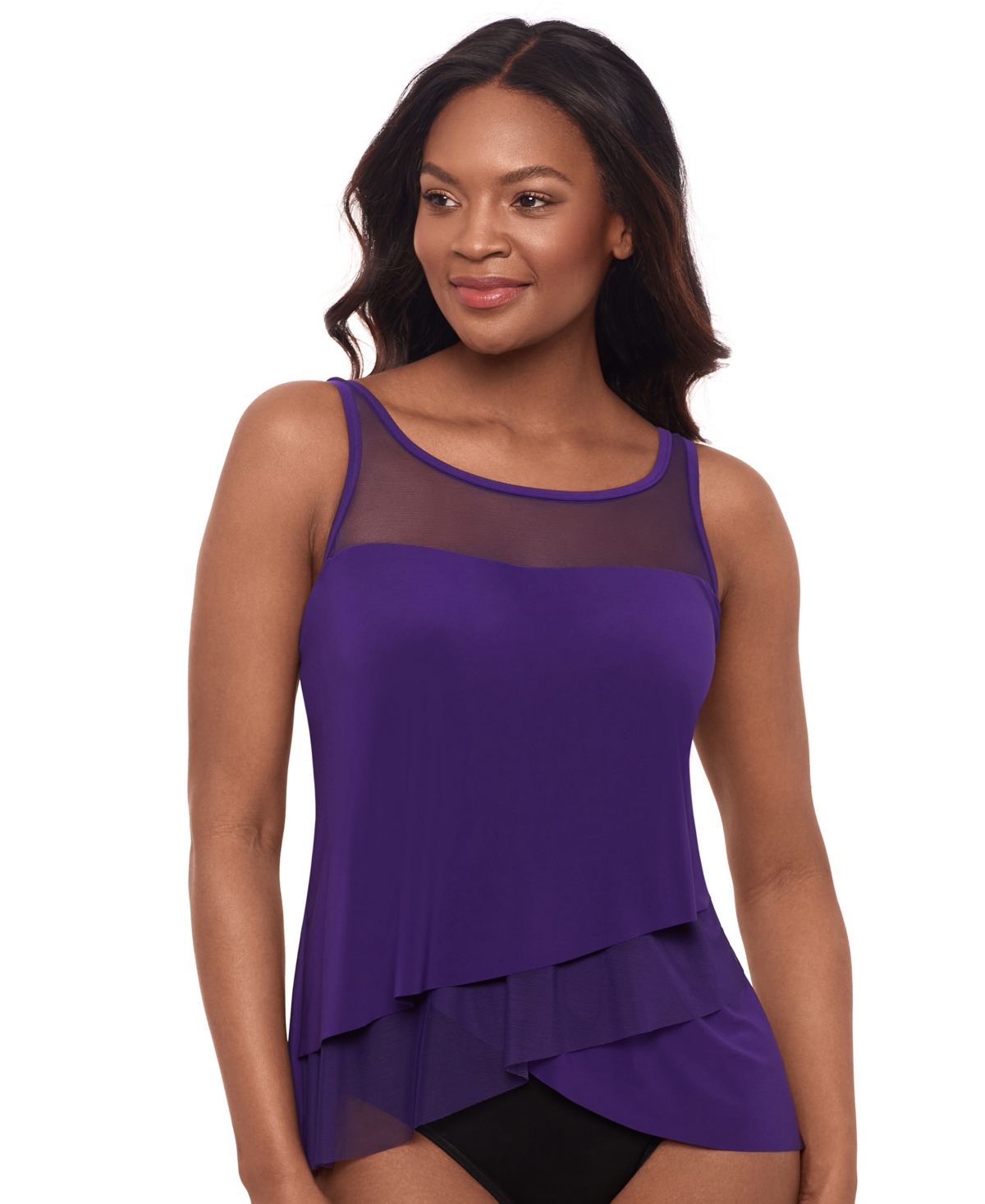 MIRACLESUIT ILLUSIONIST MIRAGE UNDERWIRE TANKINI TOP 