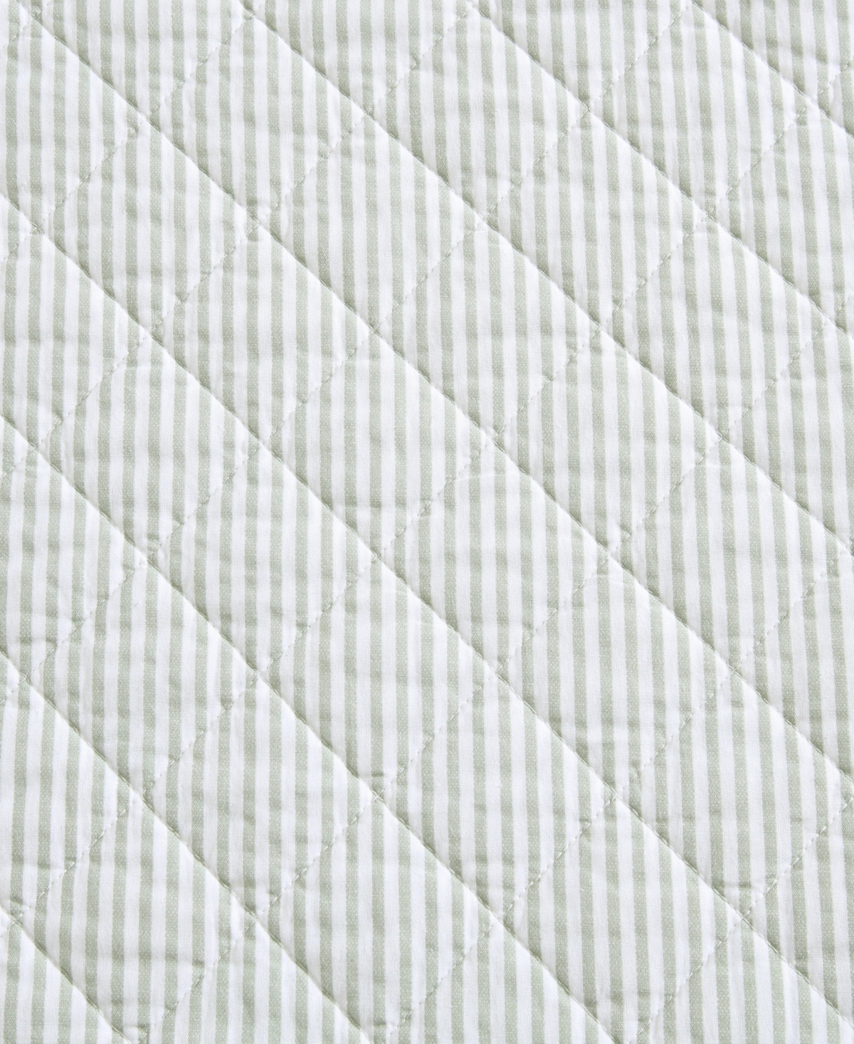 Laura Ashley Oxford Stripe Reversible -Pc. Quilt Set