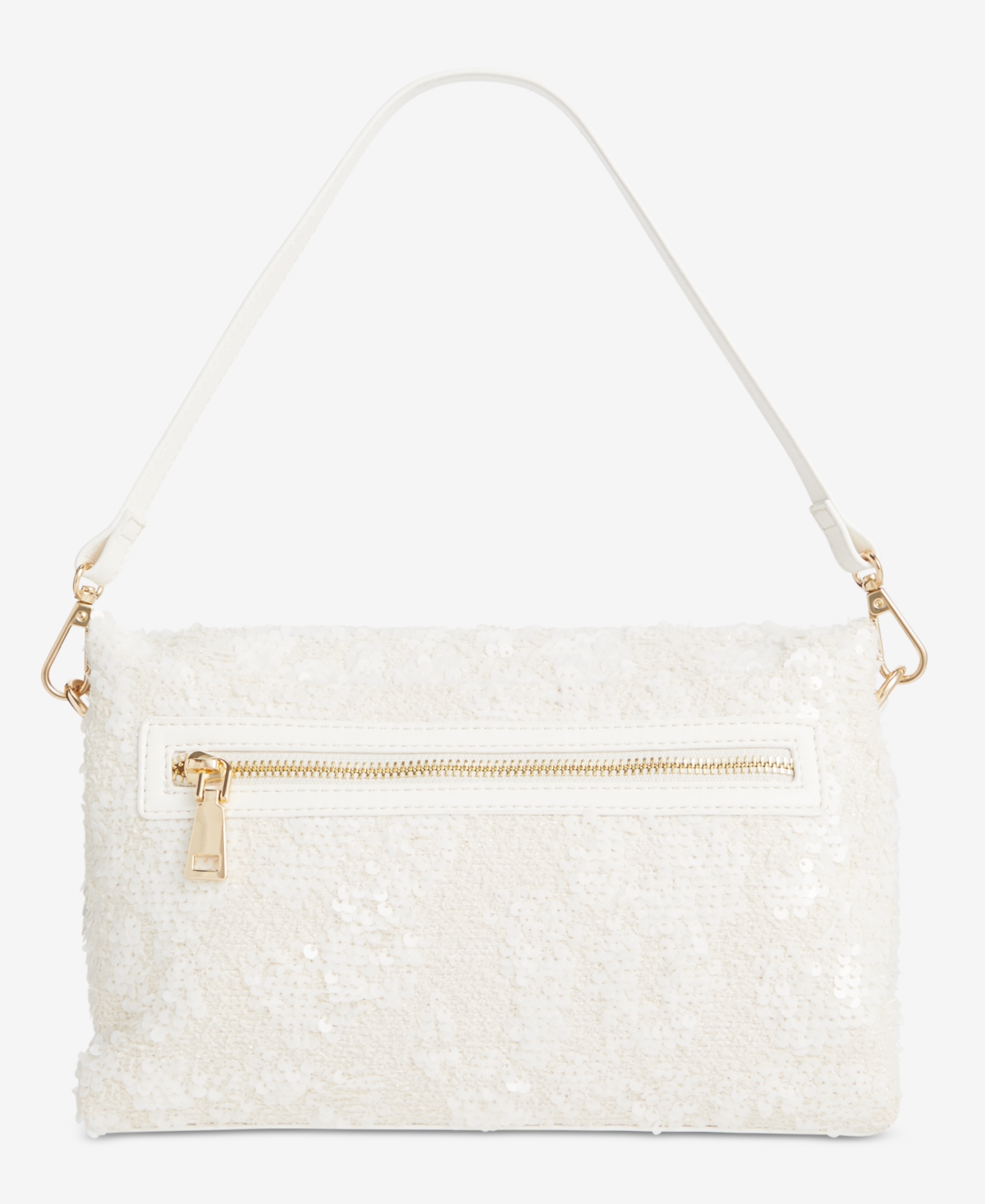 INC INTERNATIONAL CONCEPTS NINAH SMALL SEQUIN BOUCLE CLUTCH CROSSBODY, CREATED FOR MACY'S 