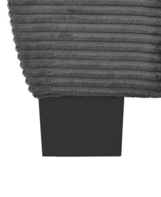 Curved Modern Sofa with Pillows, 85.4