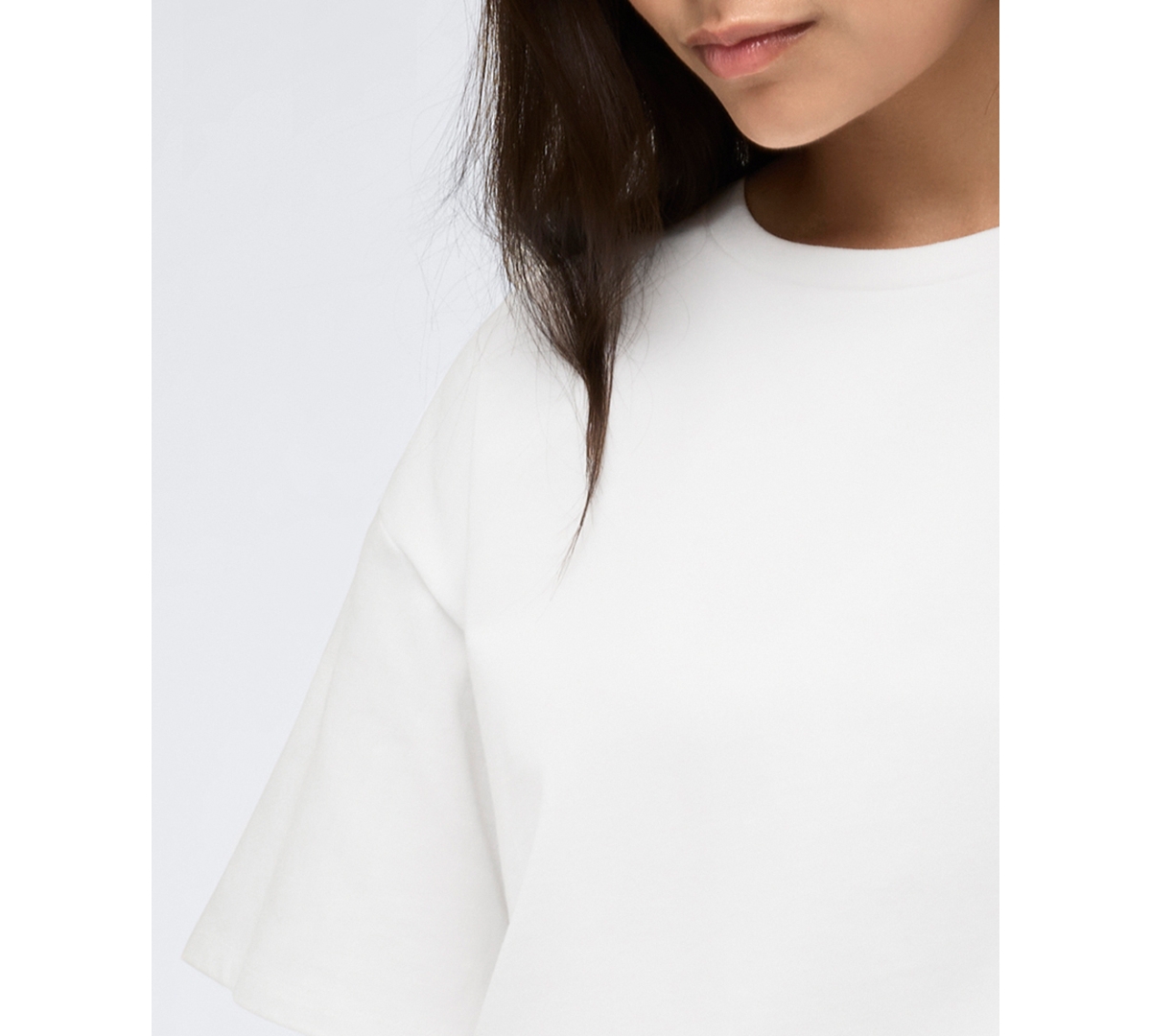 Kenneth Cole Women's Heavyweight Cotton Jersey Logo T-shirt