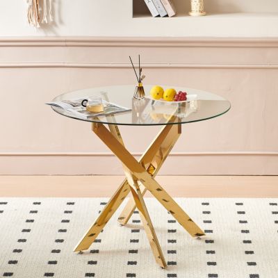 Modern Glass Dining Table Set