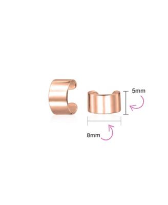 Statement Ear Cuff Cartilage Earrings Non Pierced Bold Gold Plated Design