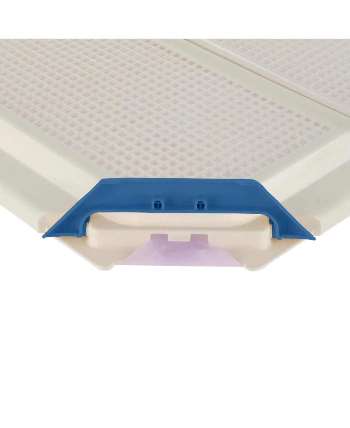 Richell Paw Trax: Potty Pad Holder - Light Beige & Blue