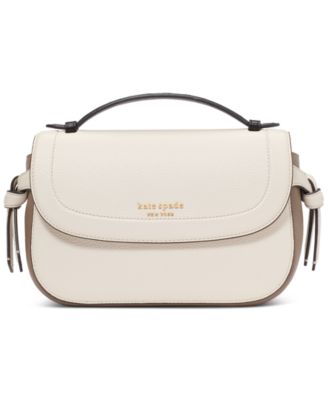 kate spade new york - Knott Colorblocked Small Pebbled Leather Top Handle Crossbody