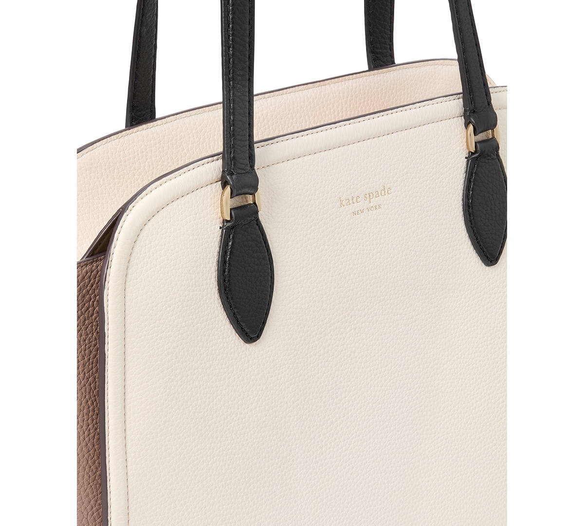 kate spade new york Taylor Colorblocked Pebbled Leather Large Tote