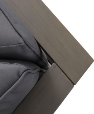 Brava X-Back Corner Bench-L With Coffee Table