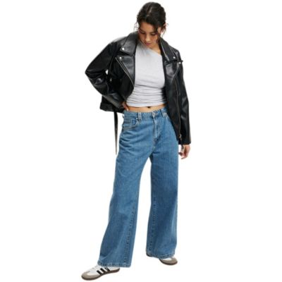 Women's Roman Faux Leather Biker Jacket