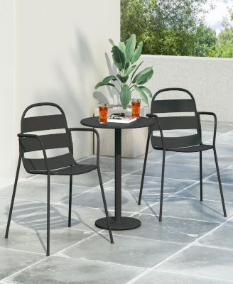 Stylish Bistro Set Curved Frames, Round Table