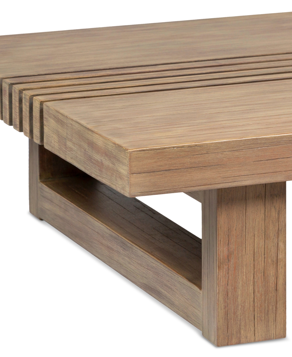 Macy's Vivid Outdoor Coffee Table In Light Brown