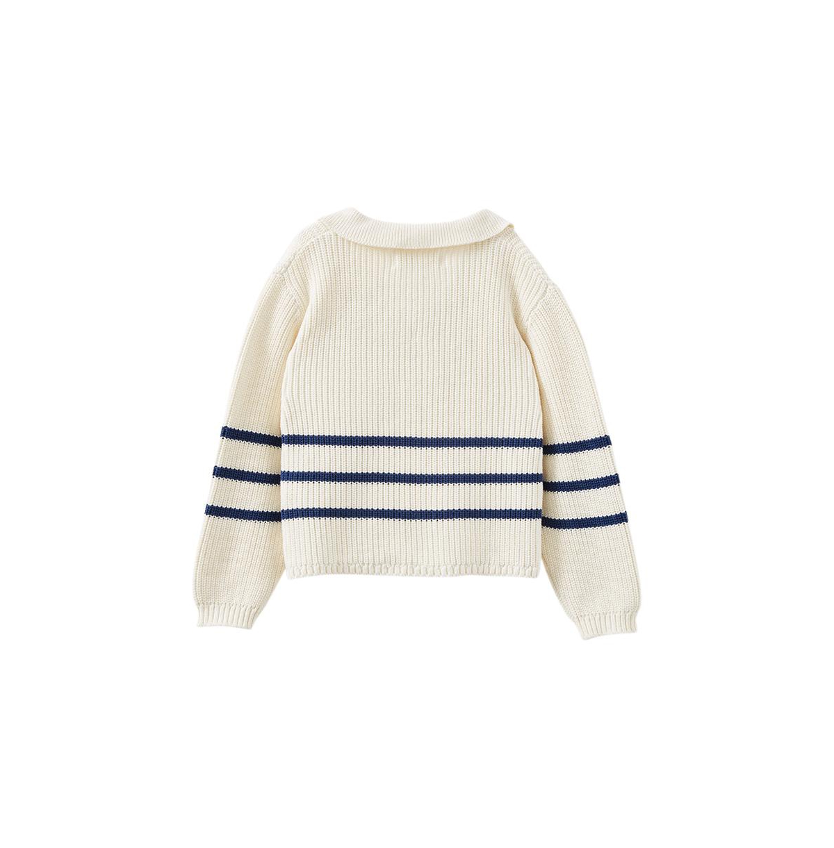 Cotton On Girls Little/Big Vida Knit Jumper -vintage navy stripe
