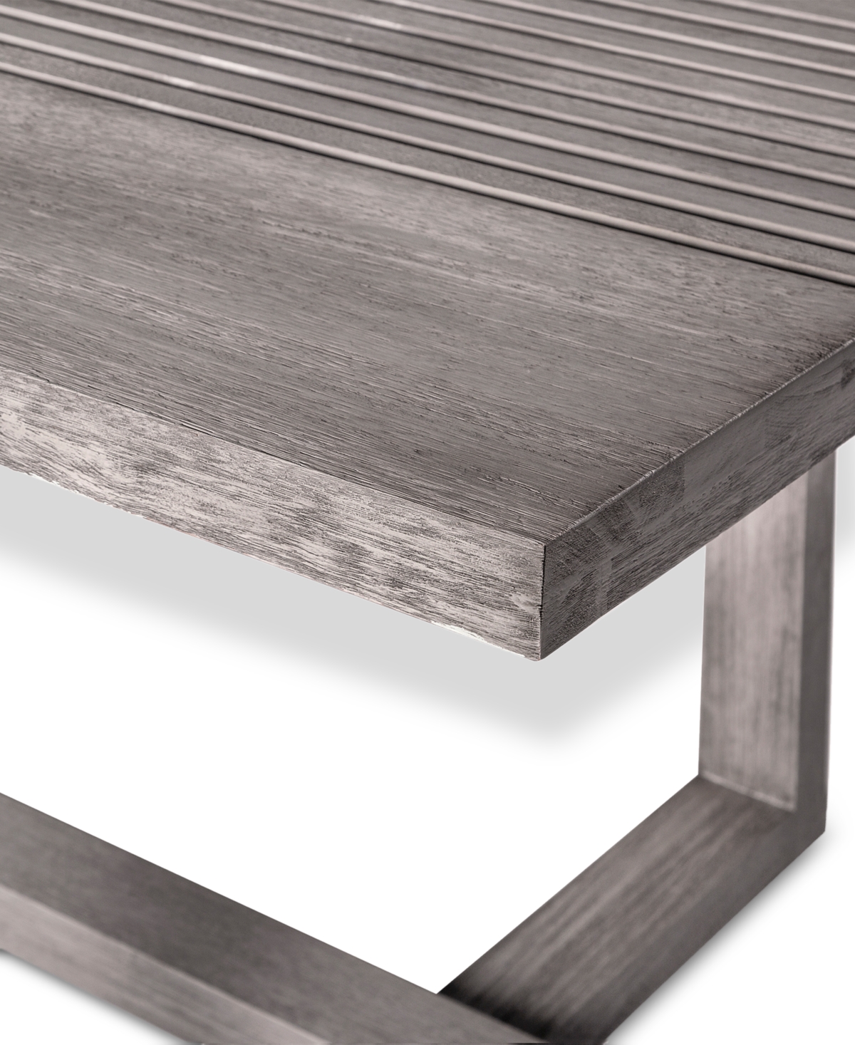 Macy's Vivid Outdoor Dining Table In Gray