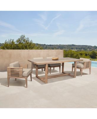 Macy's Vivid Outdoor Dining Collection In Gray