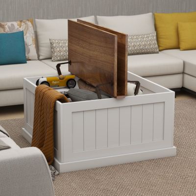 Farmhouse Coffee Table with Lift Top and Storage