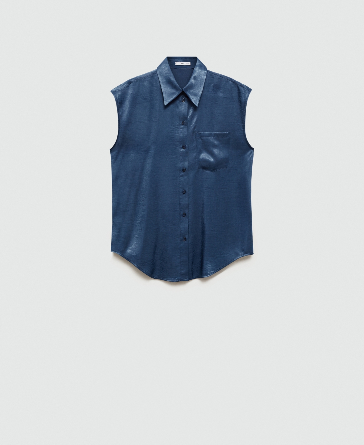 Mango Women's Satin Bow Shirt