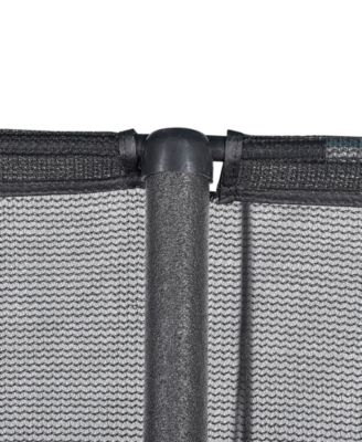 10' x 15' Rectangle Trampoline includes 2 Basketball Hoops with Breakaway Rim and Ladder