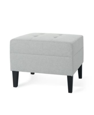 Plush Ottoman with Birch Legs: Comfort, Style, and Durability