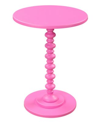 17.75" Medium-Density Fiberboard Palm Beach Spindle Table