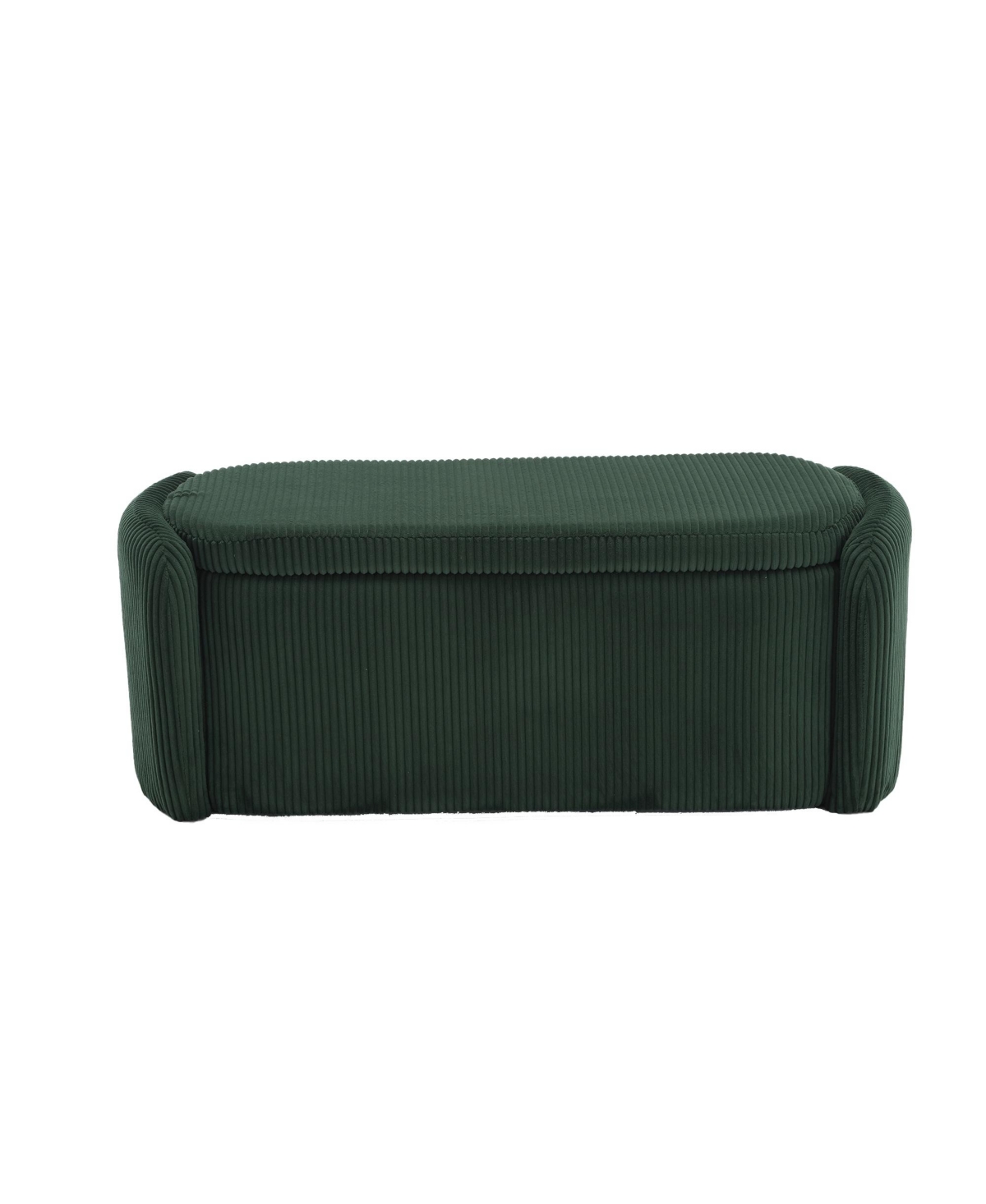 Streamdale Furniture Storage Ottoman, Bedroom End Bench, Upholstered Fabric Storage Ottoman with Safety Hinge, Entryway Padded Footstool, Ottoman Benc