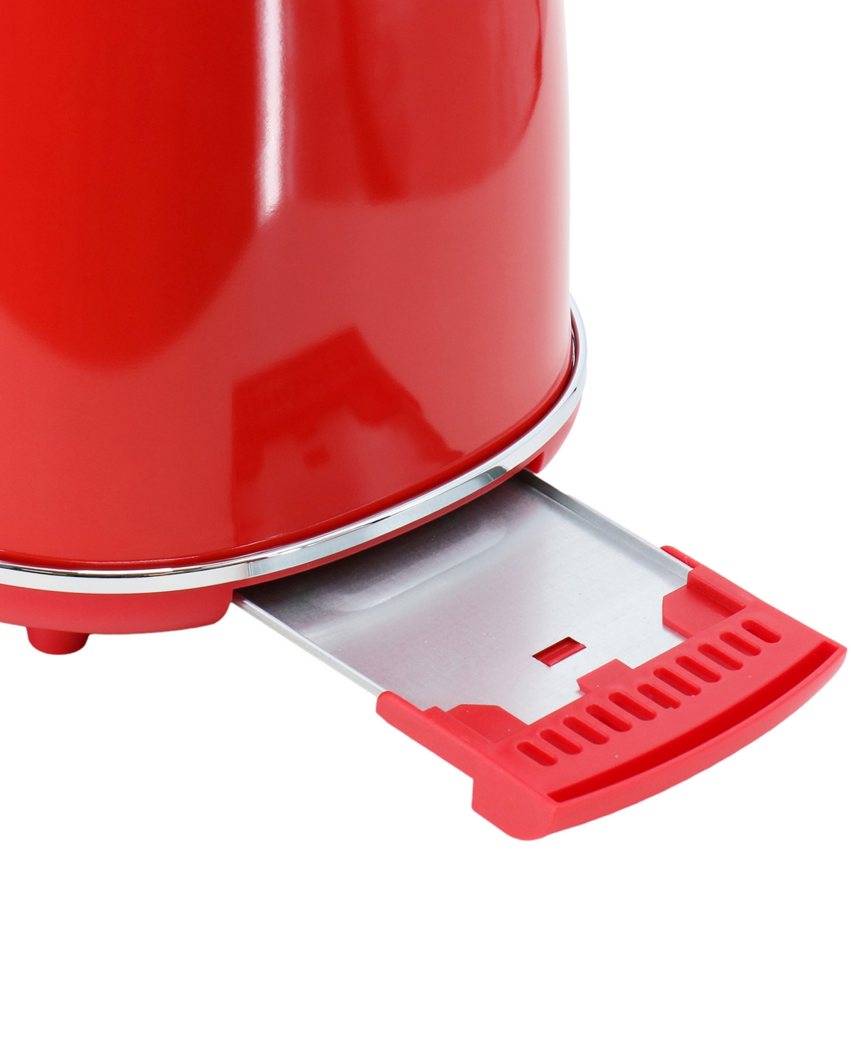 Megachef 1.7 Quart Electric Kettle And 2 Slice Toaster Combo In Red