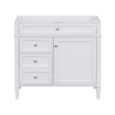 Modern 36'' Bathroom Vanity Cabinet with 3 Drawers, Adjustable Shelf, and Tip-Out Drawer