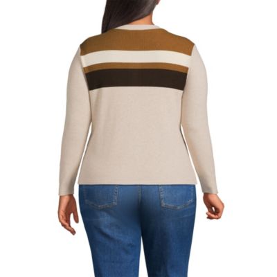 Plus Size Long Sleeve Cozy Rib Henley Top