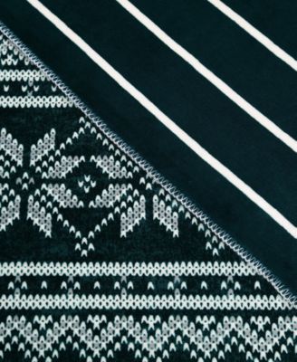 CLOSEOUT! Brushed Flannel Throw, 70" X 50"