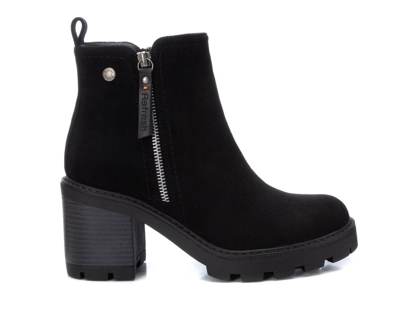 Женские ботинки XTI Casual Suede Booties, цвет: Чёрный — фото 2