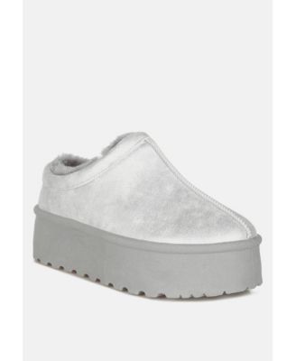 Lottys Faux Leather Platform Classic Slip-On