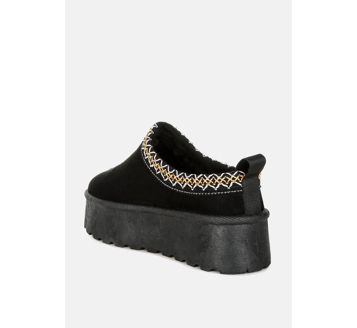 Jesters Embroidered Platform Classic Slip-On