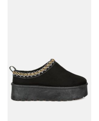 Jesters Embroidered Platform Classic Slip-On