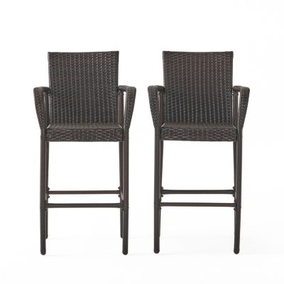 Modern Faux Rattan Outdoor Barstools: Durable, Stylish, And Weather-Resistant