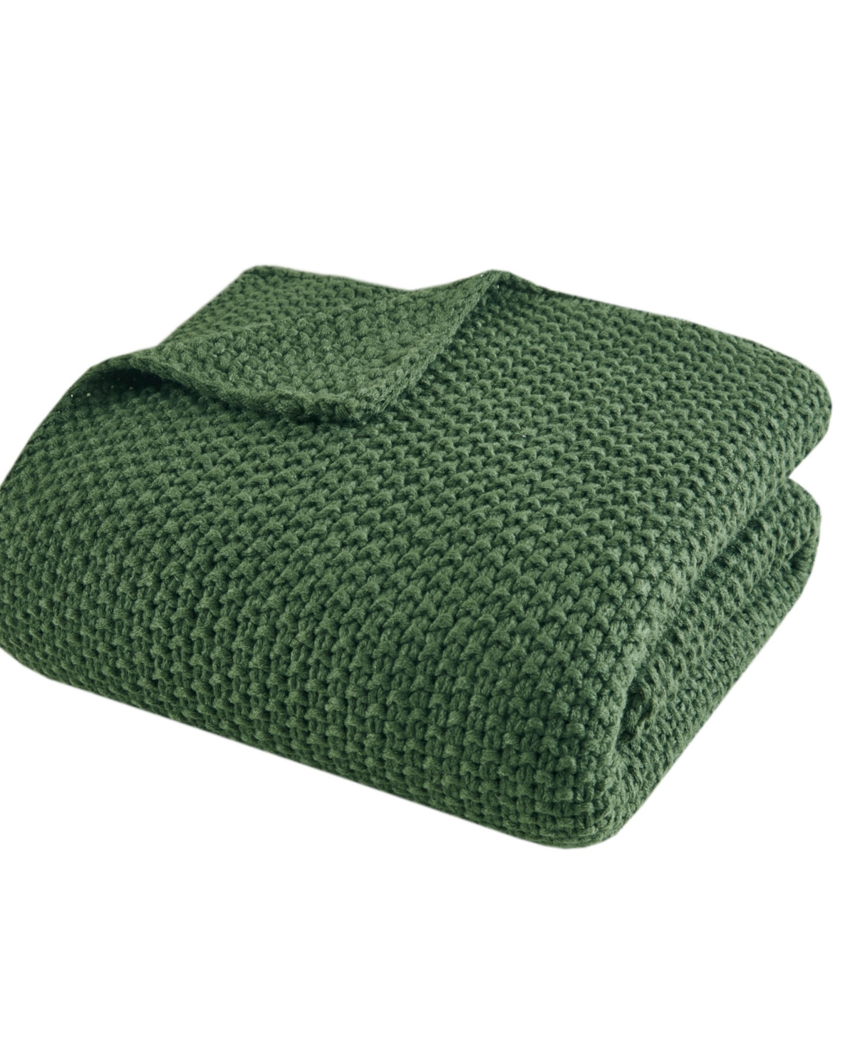 Ink+ivy Bree Knit Throw, 50" X 60" In Green