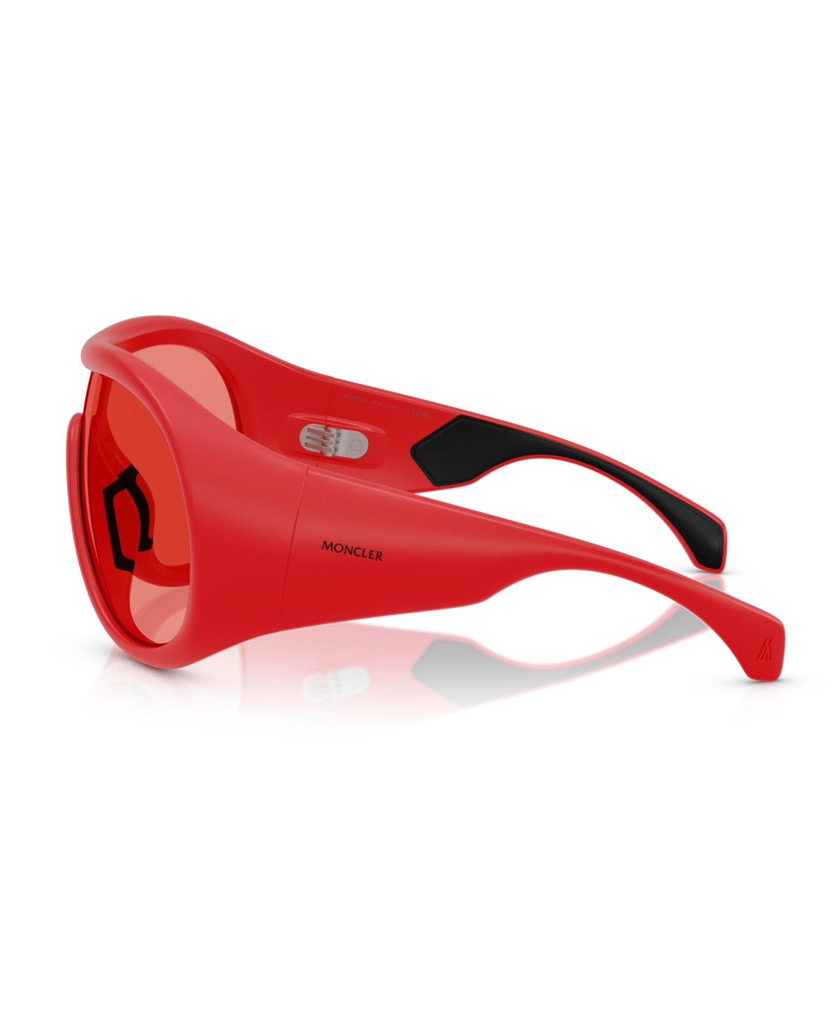 Shop Moncler Unisex Sunglasses, Cloche Me8004 In Matte Red