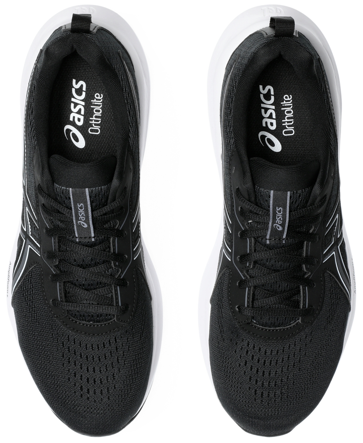 Asics Mens Lace-up Casual And Fashion Sneakers In Black,white