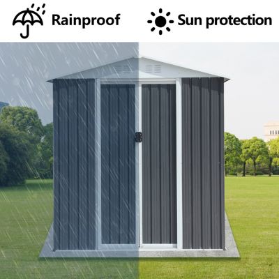 Outdoor Storage Sheds 6FTx4FT Apex Roof