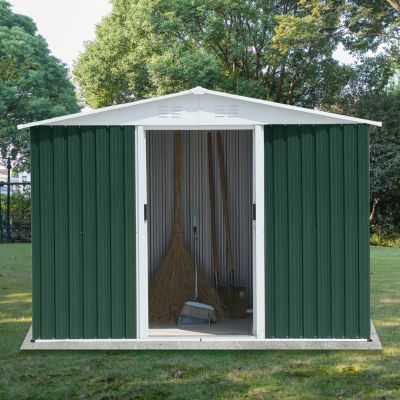 8x6ft Apex-Roof Garden Shed