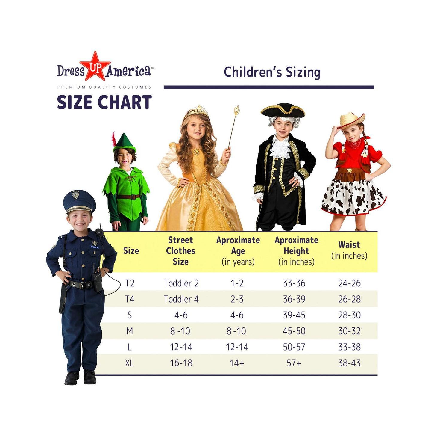 Dress Up America Medieval Princess Dress & Hat Costume Set - Toddlers Girls — фото 3