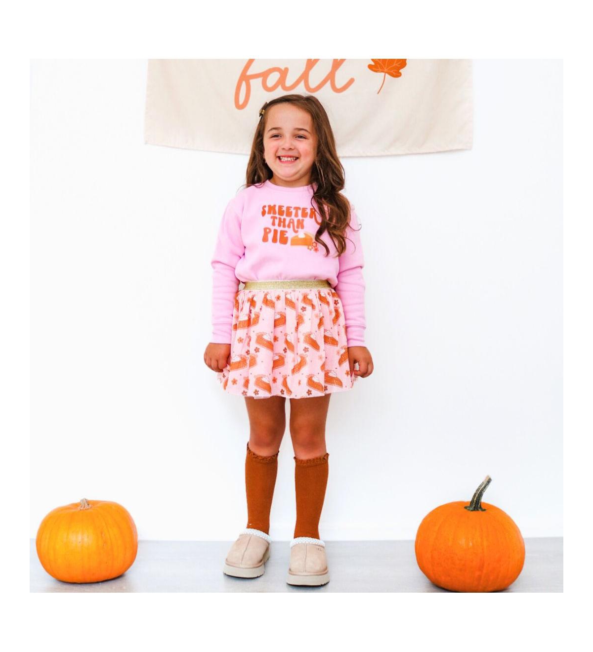 Sweet Wink Toddler Girls Sweeter Than Pie Thanksgiving Sweatshirt