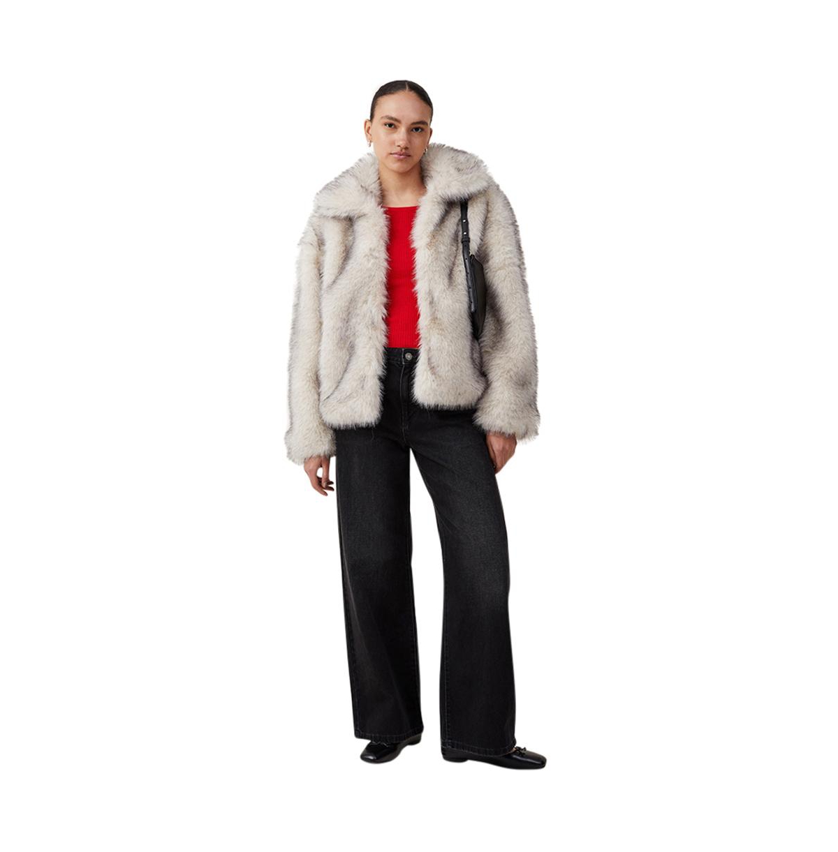 Cotton On Women's Mimi Faux Fur Jacket
